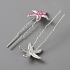 Wedding Bridal Hair Forks OHAR-WH0021-13D-S-2