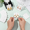 24Pcs PU Leather & Sponge Jewelry Pendant Nceklace Display Cards NDIS-SP0001-03B-02-4