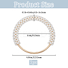 Acrylic Imitation Pearl Purse Handles FIND-WH20015-027A-2