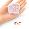 8Pcs 2 Colors Rack Plating Alloy Stud Earring Findings FIND-YW0003-82C-3