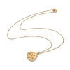 Ion Plating(IP) 304 Stainless Steel Pendant Necklace for Men Women STAS-H169-01A-1