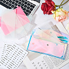 1Pc Transparent Laser PVC Coin Pouches with Snap Button ABAG-CP0001-19-3