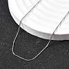0.6MM Brass Box Chain Necklaces NJEW-G341-01P-3