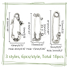 DIY Paper Clip Jewelry Making Finding Kits DIY-AR0004-10-2