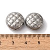 Tarnish Resistant 304 Stainless Steel Waffle Beads STAS-I305-201P-3