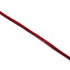 Polyester Satin Rattail Cord OCOR-WH0066-43D-2