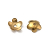 304 Stainless Steel Bead Caps STAS-P448-09I-G-2