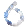 Natural Banded Agate Beads Strands G-K392-B06-13x18mm-3