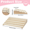 1Pc 5-Tier Wood Earring Display Card Organizer Riser Stands ODIS-PH0002-01-2