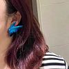 Alloy Rhinestone Stud Earrings for Women WG9B8C0-01-3