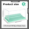 3-Tier Acrylic Minifigure Display Cases ODIS-WH0019-10B-2