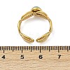 316 Stainless Steel with Natural Mixed Gemstone Cuff Rings RJEW-Z098-01G-04-5