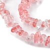 Cherry Quartz Glass Beads Strands G-G0003-B01-5