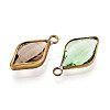 4Pcs Glass Pendants GLAA-YW0001-42-2