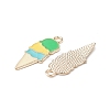 Summer Theme Alloy Enamel Pendants ENAM-YW0002-86G-3