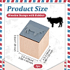 Wooden Stamps with Rubber DIY-WH0002-65B-2
