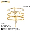 Anklets Sets AJEW-AN00383-14-2