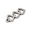 Non-Tarnish 201 Stainless Steel Pendants STAS-I197-016P-4
