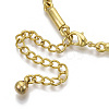 Flat Round Links Bracelet & Necklace Jeweley Sets BJEW-S121-04-7