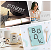 8 Sheets 2 Style Letter A~Z Acrylic Hotfix Rhinestone DIY-CP0012-54A-4