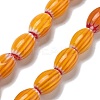 Handmade Millefiori Lampwork Beads Strands LAMP-F035-12J-1