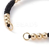 Adjustable Polyester Braided Cord Bracelet Making AJEW-JB00892-01-2