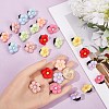 24Pcs 8 Colors Resin Shoe Decorations DIY-CP0010-15-3