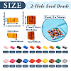 400Pcs 20 Styles Opaque Acrylic Slide Charms OACR-TA0002-67-4