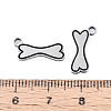 304 Stainless Steel with Enamel Pendants STAS-T073-25P-3