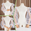Organza Detachable Mesh Puff Sleeves AJEW-WH0270-359A-3