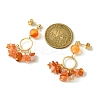 Golden Brass Ring Chandelier Earrings EJEW-TA00289-03-2
