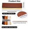 7Pcs 7 Colors Non-woven Felt Fabric DIY-CP0012-69C-2