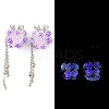 Handmade Luminous Polymer Clay Rhinestone Beads CLAY-H003-09P-01-1