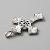 Alloy Rhinestone Hang Snap Base Pendants FIND-WH0145-76B-2