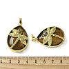Natural Tiger Eye Pendants G-G900-01G-07-3