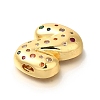 Brass Cubic Zirconia Pendants KK-M295-13G-Z-2