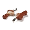 Natural Red Jasper Pendants G-M424-01P-02-2
