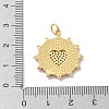 Brass Micro Pave Cubic Zirconia Pendants KK-M305-11G-3