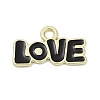 Valentine's Day Alloy Enamel Pandants PALLOY-V001-06G-1