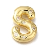 Brass with Cubic Zirconia Pendants KK-Q818-03S-G-1