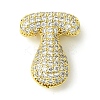 Rack Plating Brass Cubic Zirconia Pendants KK-S378-02G-T-1