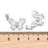Brass Micro Clear Cubic Zirconia Peg Bails Pin Pendants KK-CBA6A75-51A-P-3