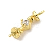 Brass Micro Pave Cubic Zirconia Peg Bails LS-KK-K371-19G-2
