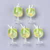 Acrylic Goblet Pendants CRES-S359-22E-1