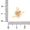 Brass Micro Pave Cubic Zirconia Pendants KK-S510-26G-3