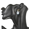 Printed Handmade Porcelain Dangle Earrings EJEW-JE07488-2