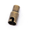 Brass Magnetic Clasps STAS-WH0038-07AB-2