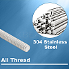 304 Stainless Steel M5 Full Screw Threaded Rod FIND-WH0290-51P-4