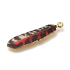 Alloy Enamel Pendants FIND-G078-34G-01-2