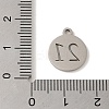 Non-Tarnish 201 Stainless Steel Charms STAS-E217-42B-P-3